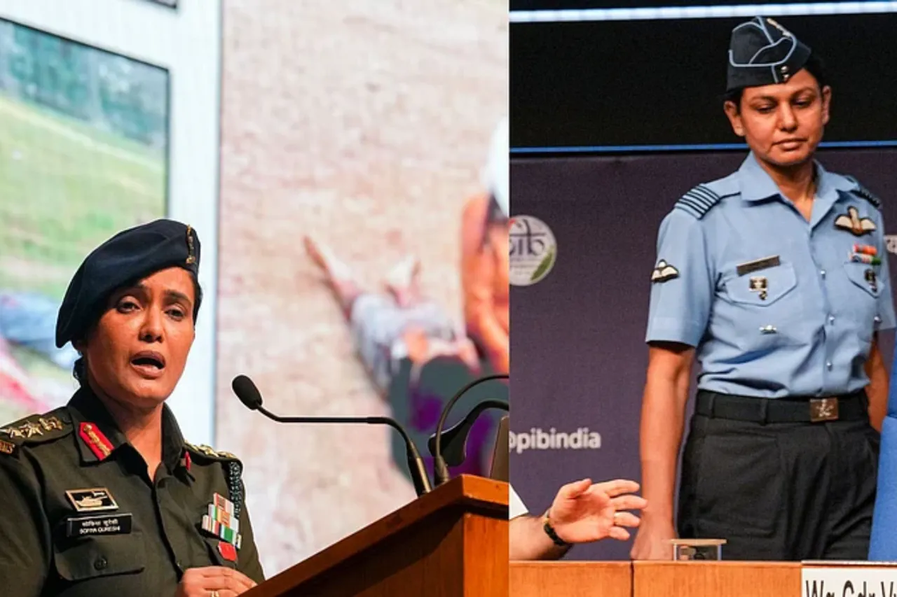 Colonel Sophia Qureshi, Wing Commander Singh led operation Sindoor briefing