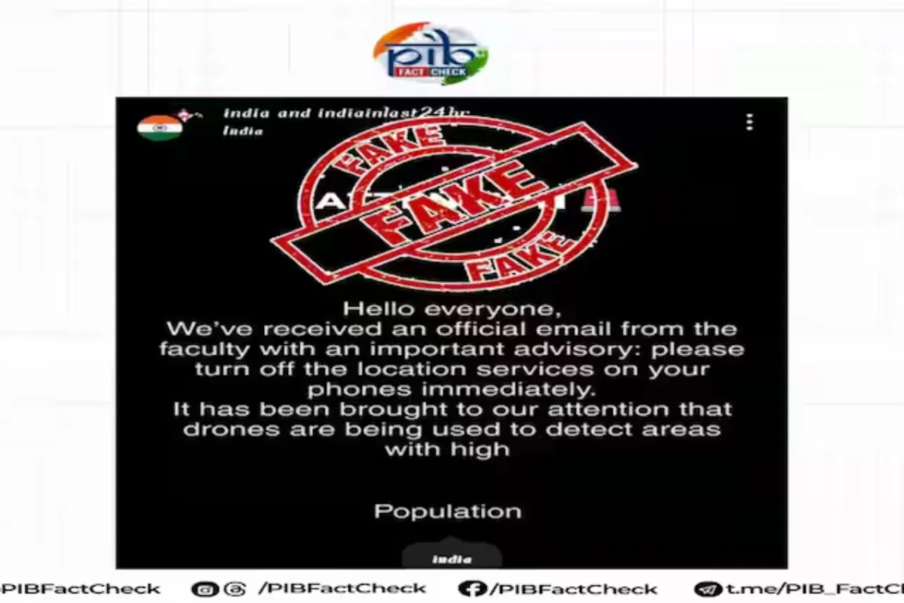 Fact Check: No govt advisory issued on turning off phone location services