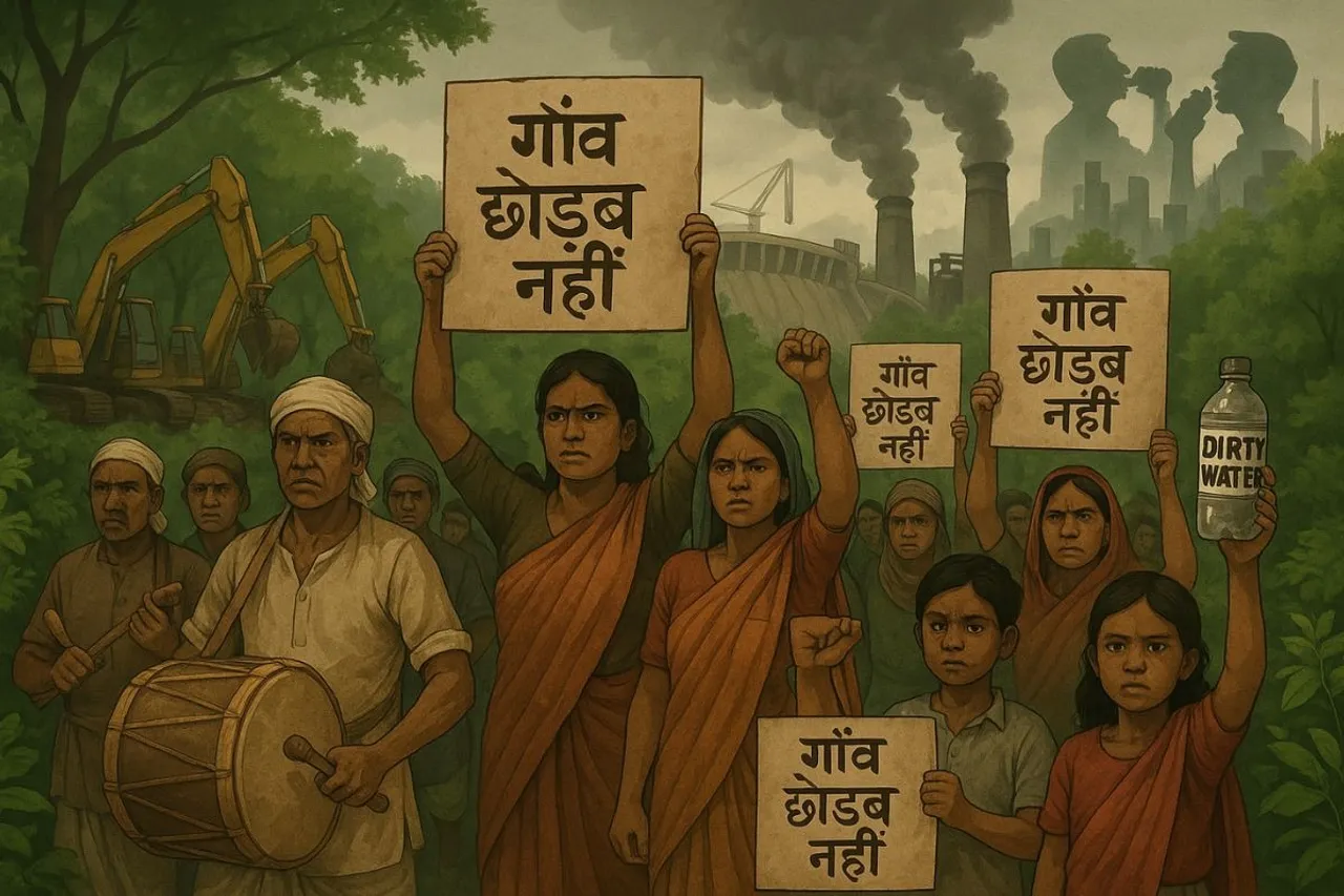 What message Adivasi resistance anthem to protect Jal Jungle Jameen give us