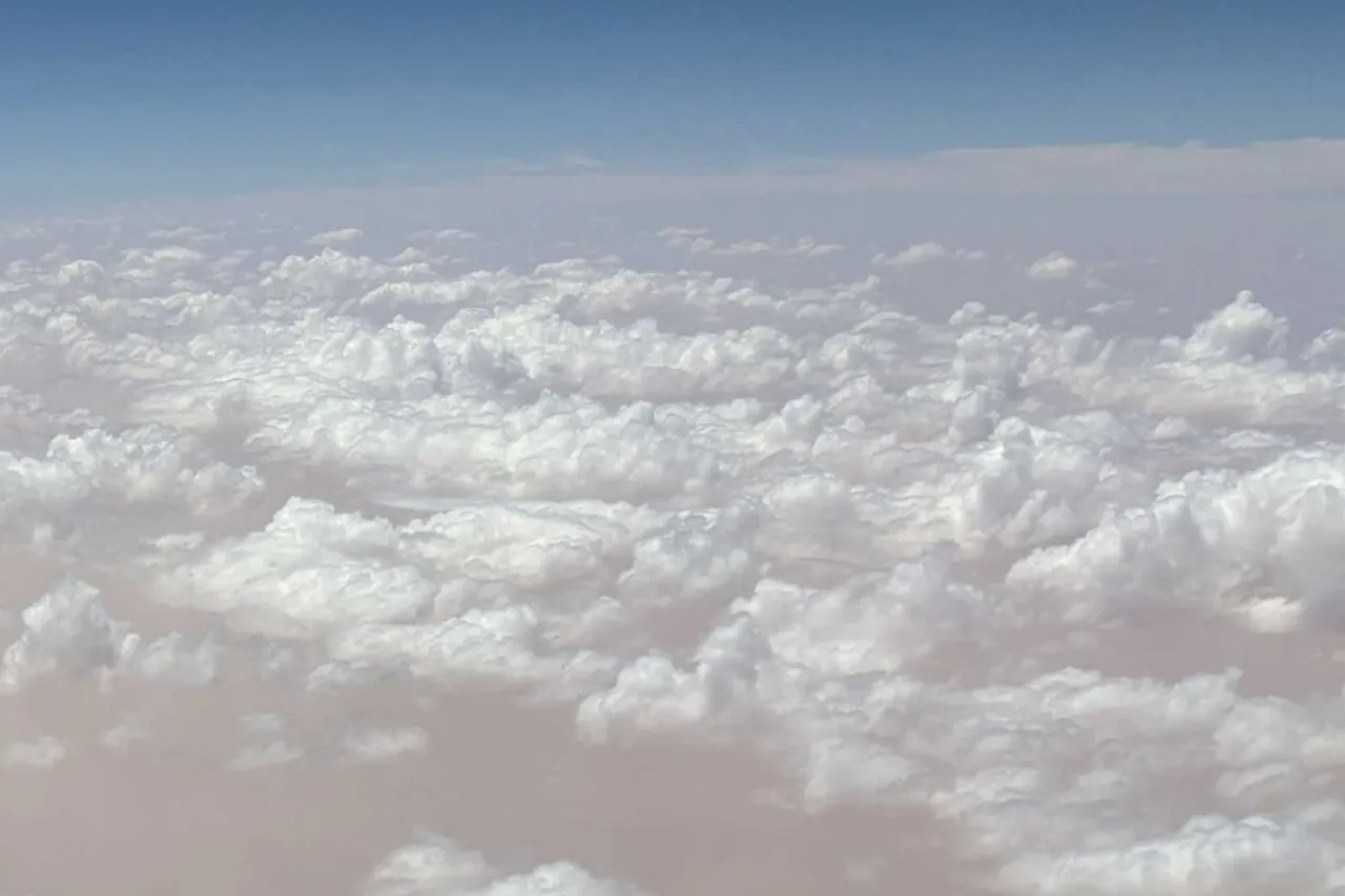 Wind carries dust particles from the Sahara Desert across long distances, helping ice clouds form