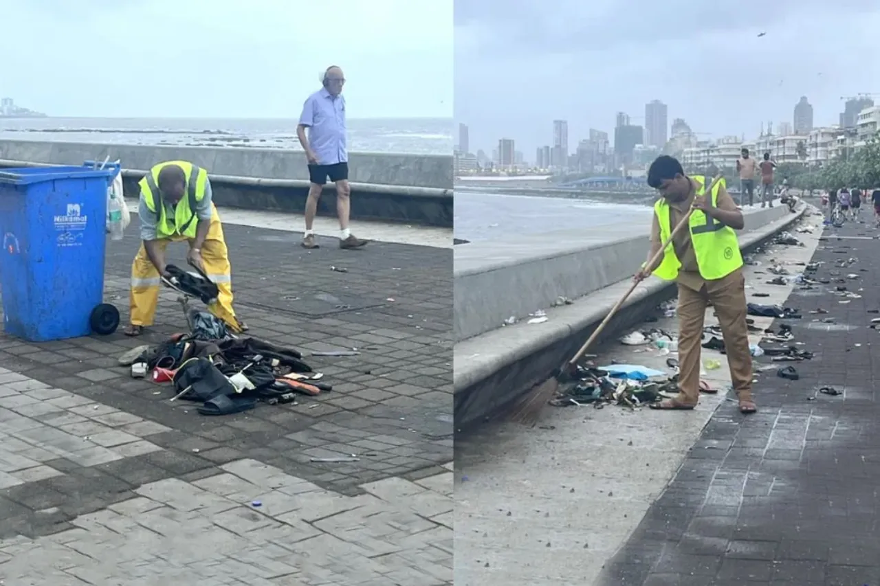 Team India's World Cup Joy Leaves 11.5 Tonnes of Trash at Marine Drive