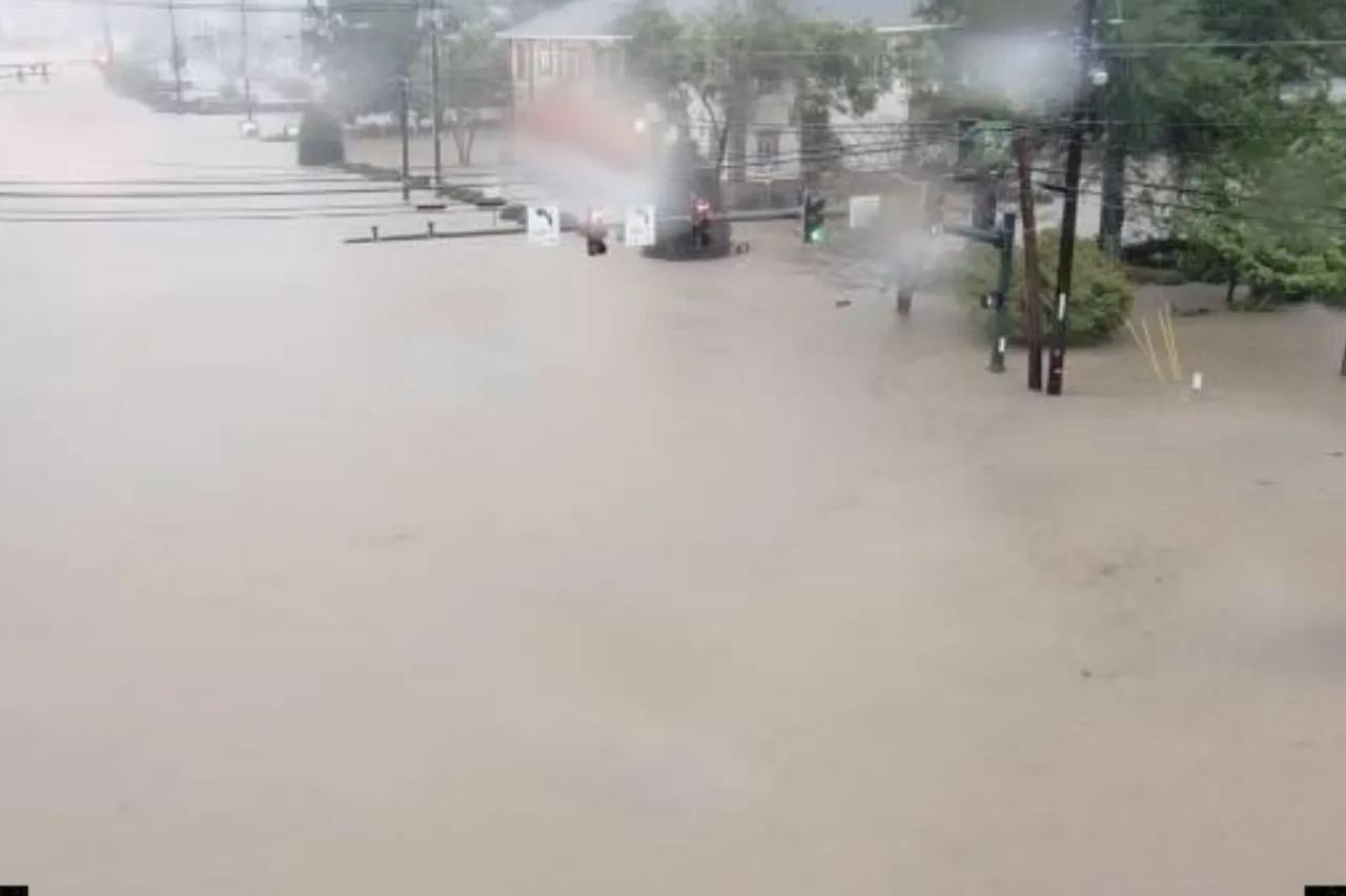 Terrible flooding in Appalachian region of Tennessee, North Carolina, and South Carolina