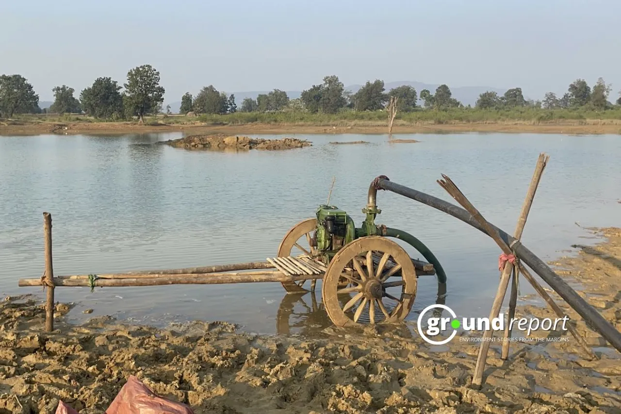 Diesel Irrigation Pump, Betul Madhya Pradesh, Copyright Ground Report