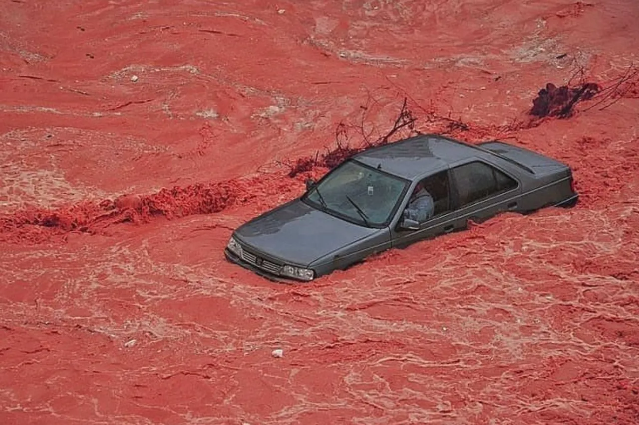 car in flood