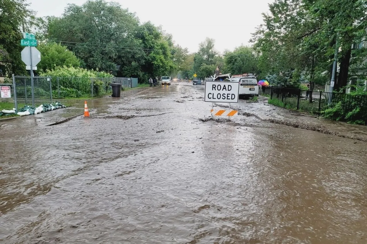 Flooding road closures
