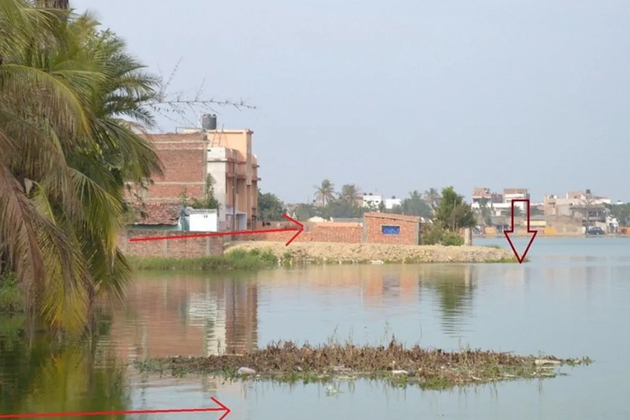 ganga river encroachment