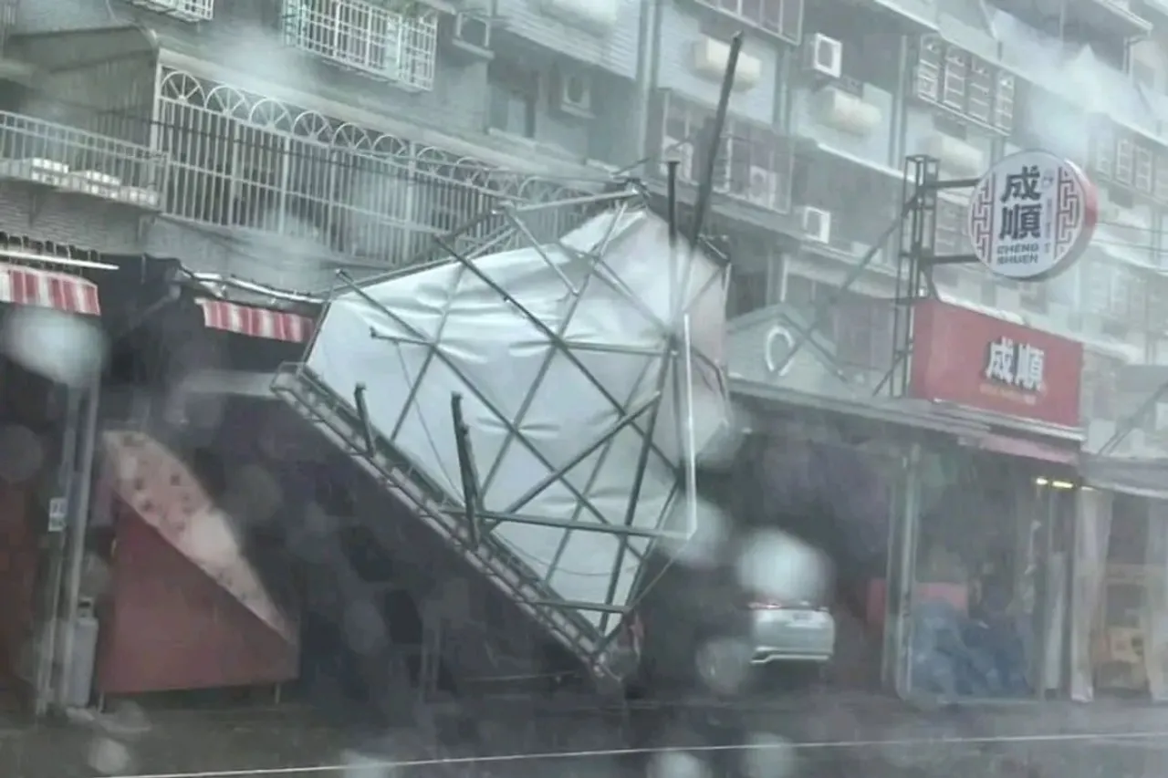 Heavy winds and rain brought by Typhoon Krathon had caused two deaths12