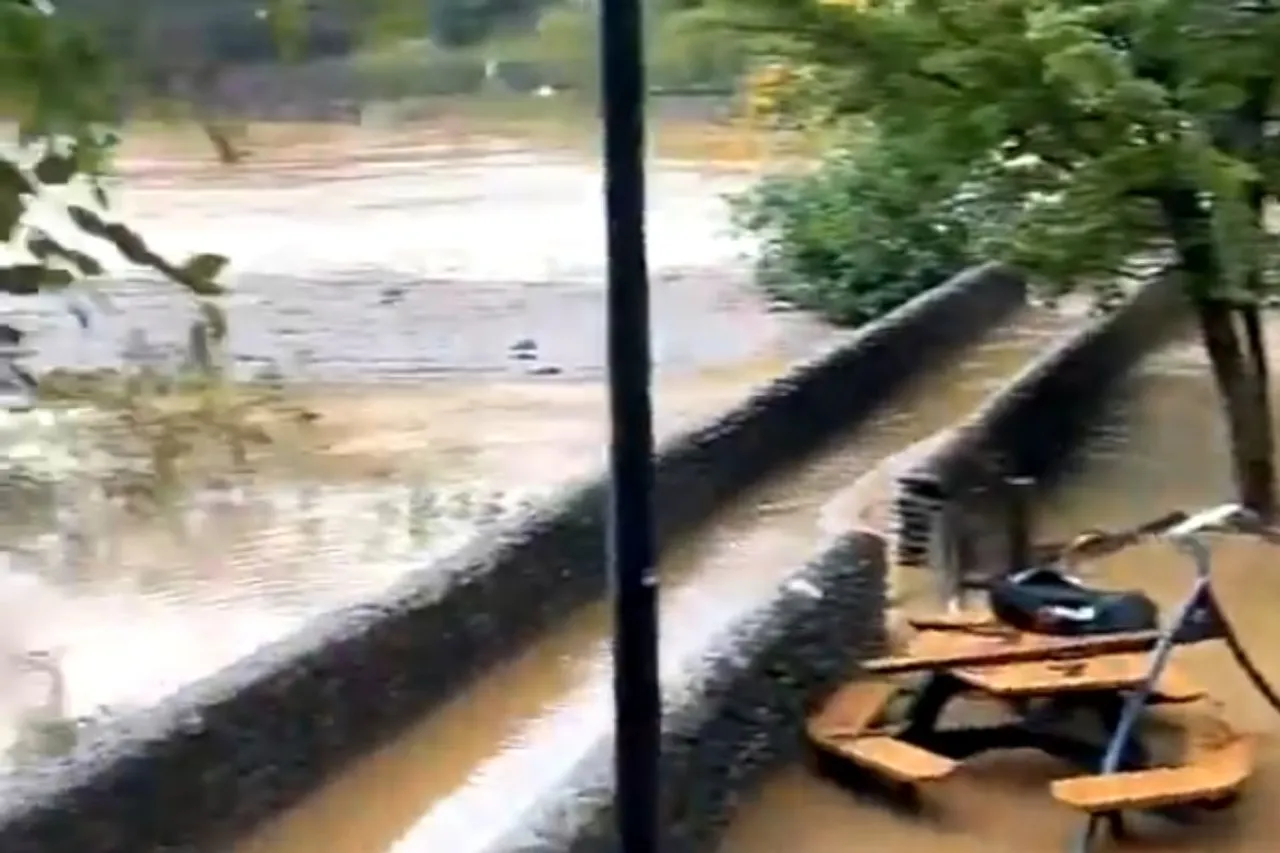 Montreat college in North Carolina flooded