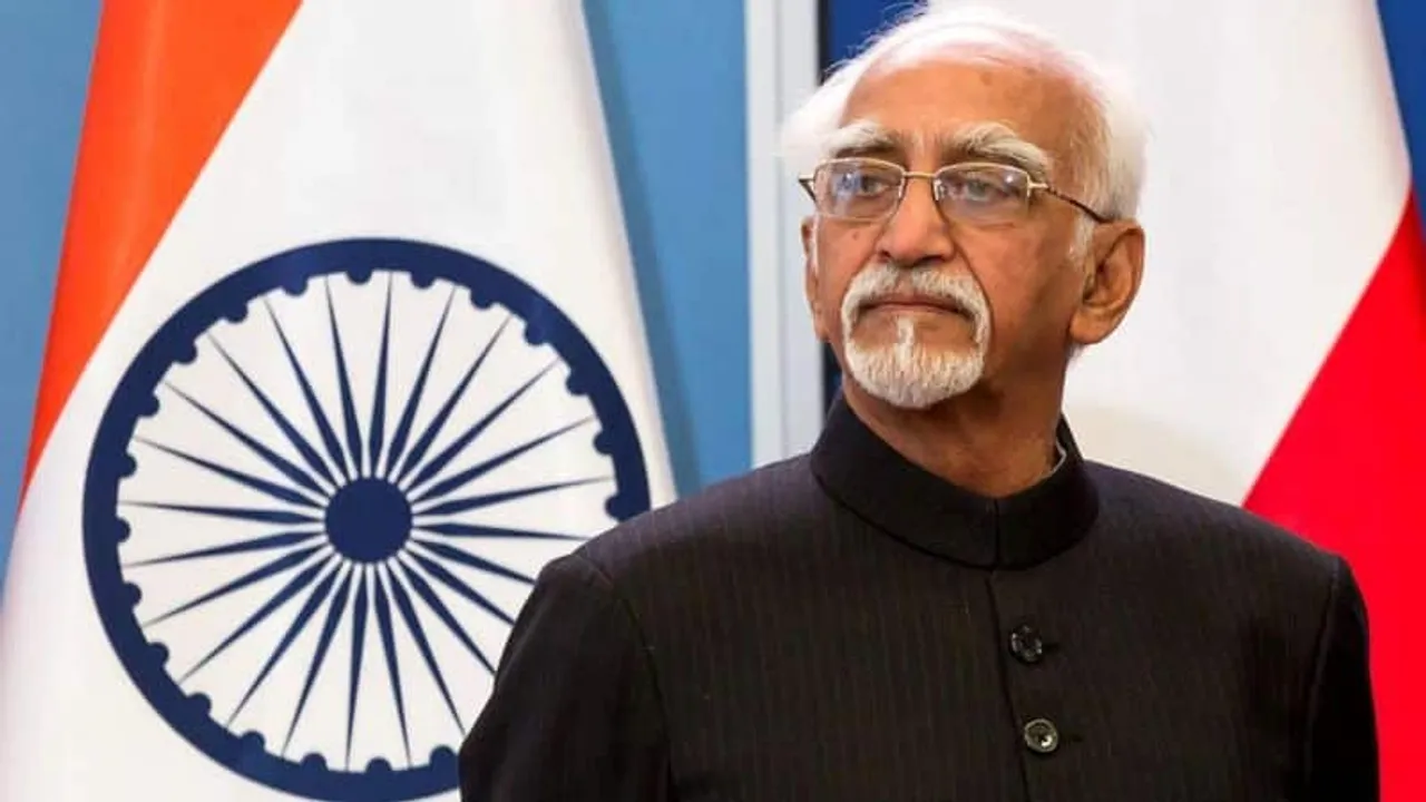 What did Hamid Ansari say that created a ruckus
