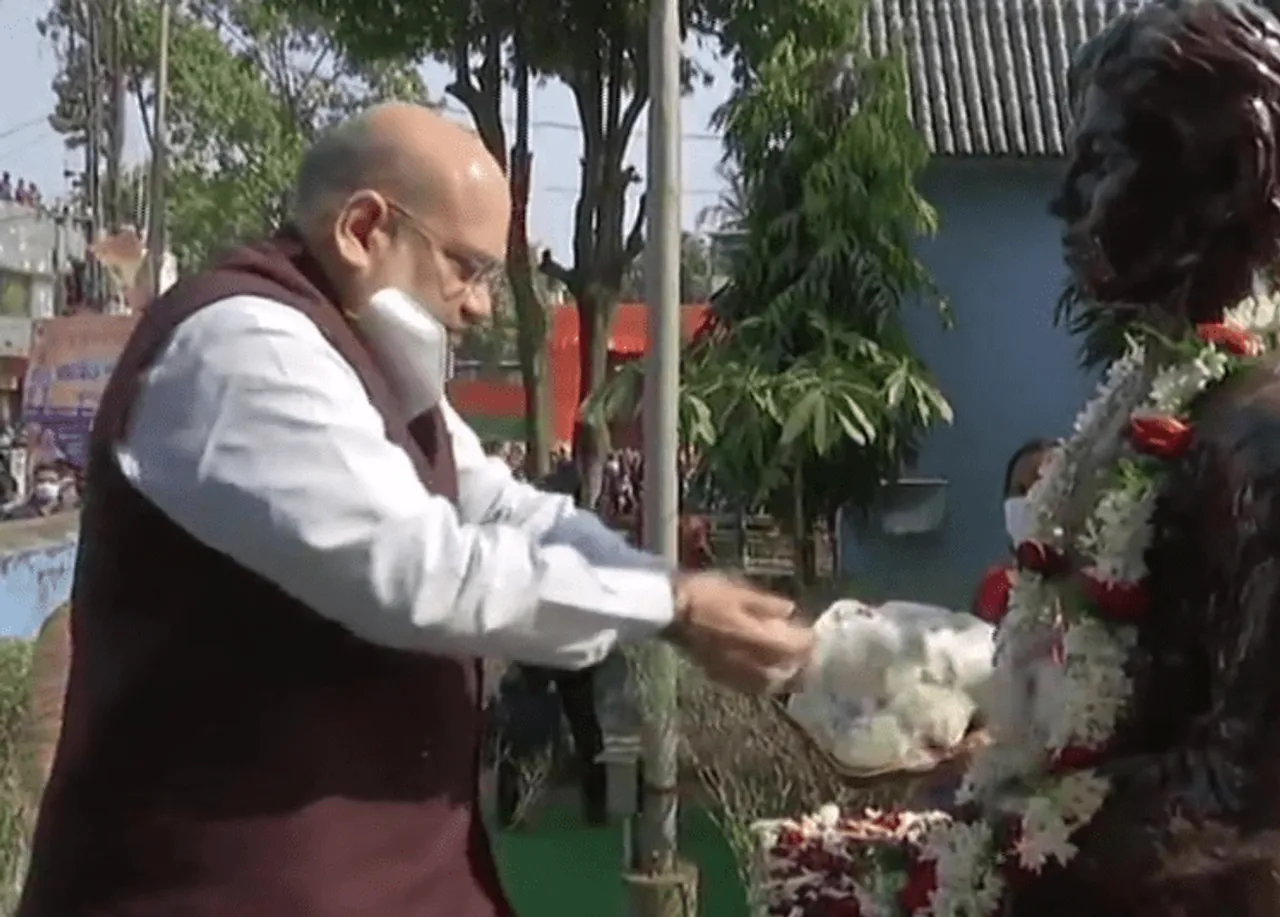 Amit Shah arrives in Kolkata, tribute to Khudiram Bose, targeted at TMC