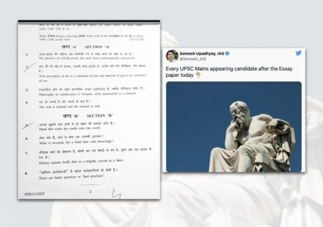 Why UPSC Mains essay question paper goes viral