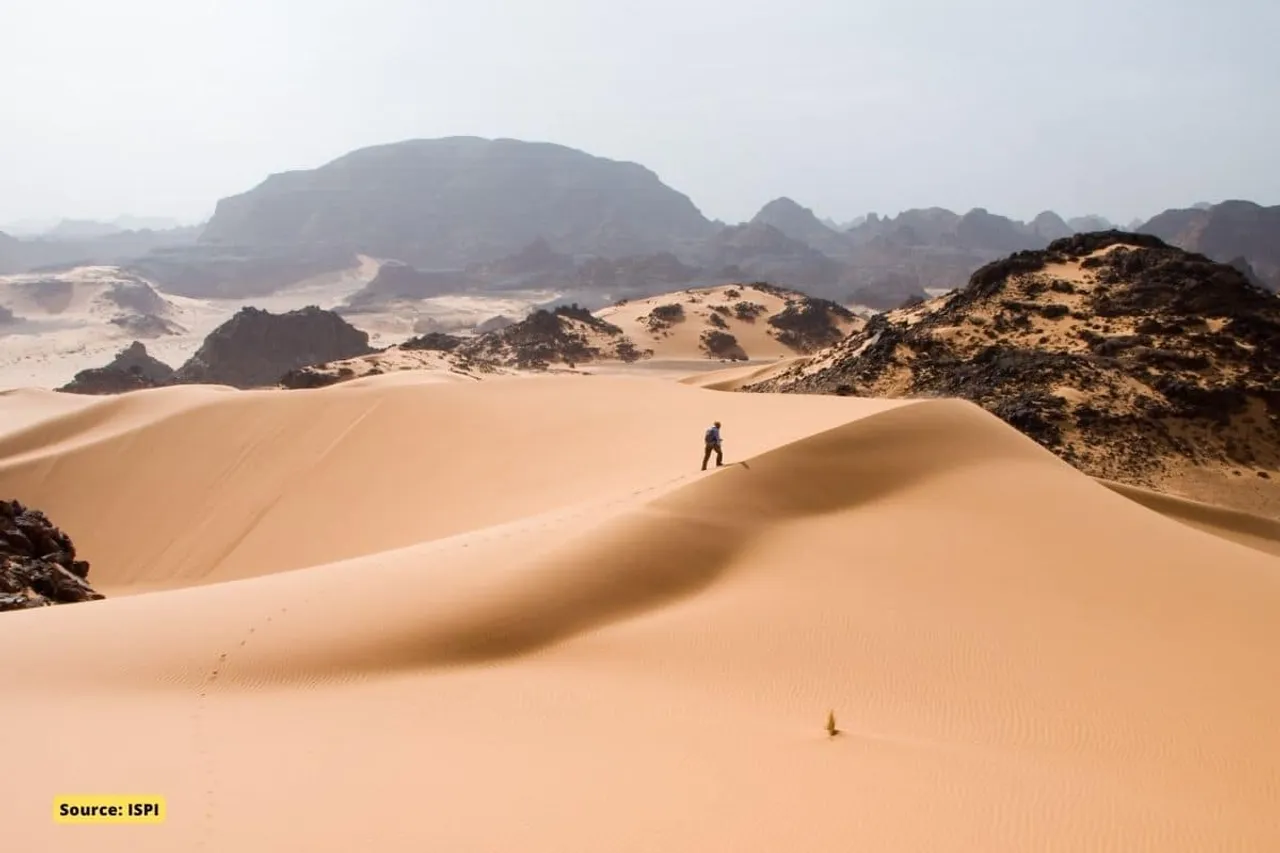 Why is most of central Asia turning into a desert?