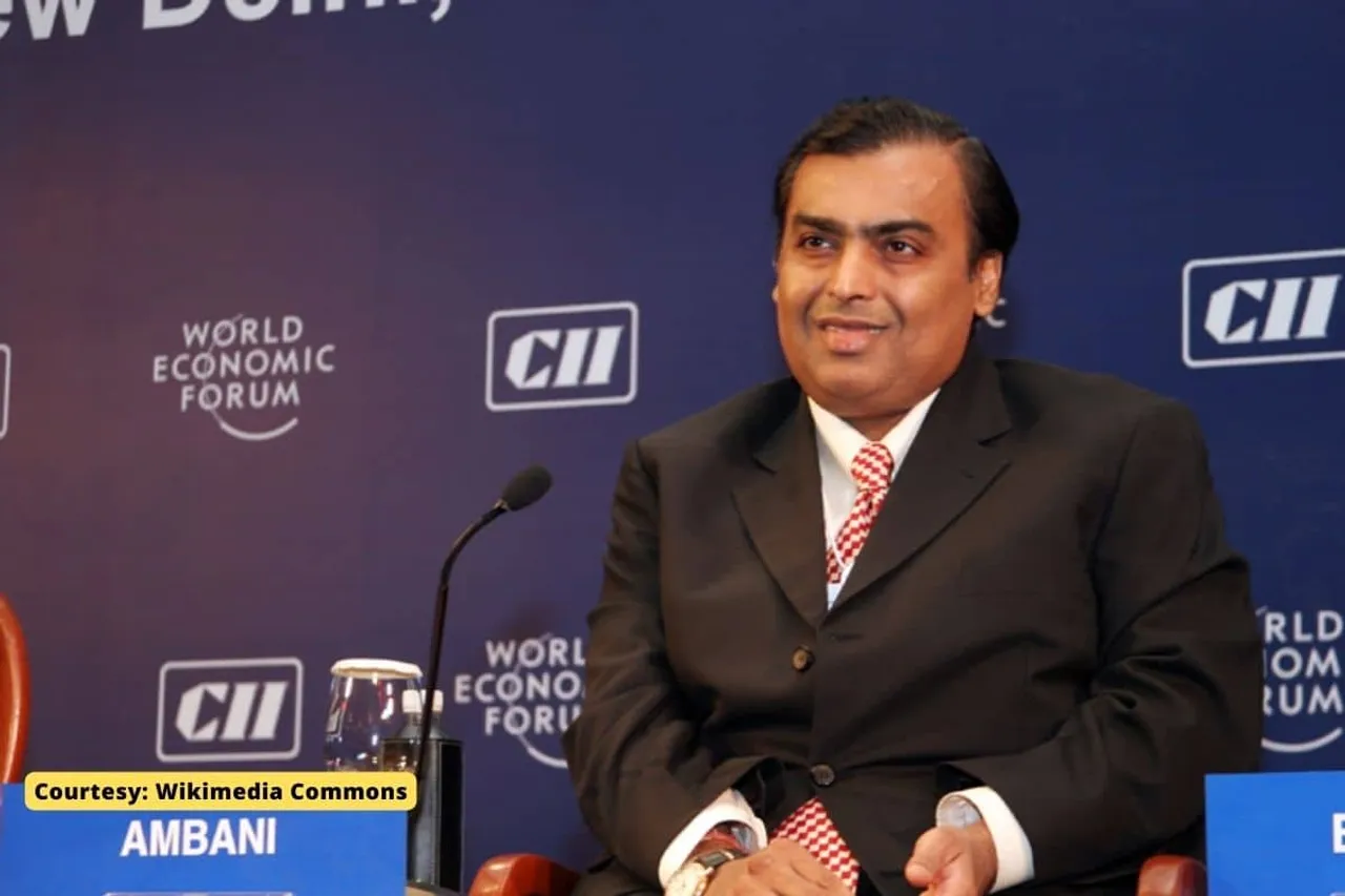 What is the religion of Mukesh Ambani?