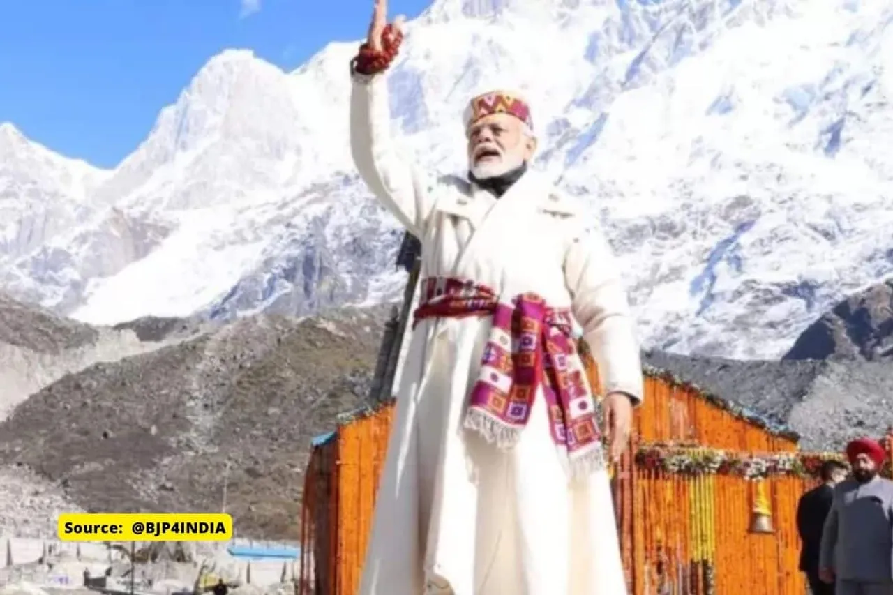 What is the chola worn by PM Modi in Kedarnath