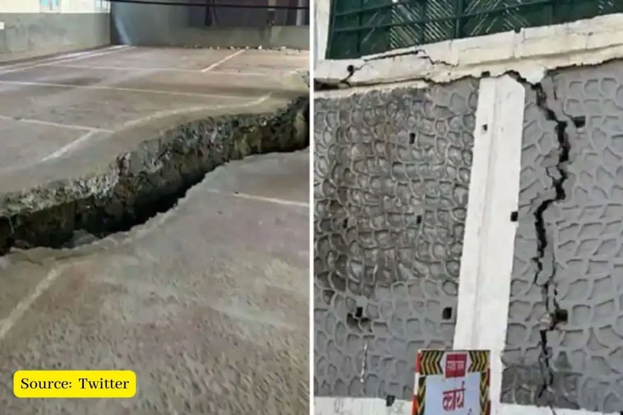 What geographical survey report of Joshimath reveals?
