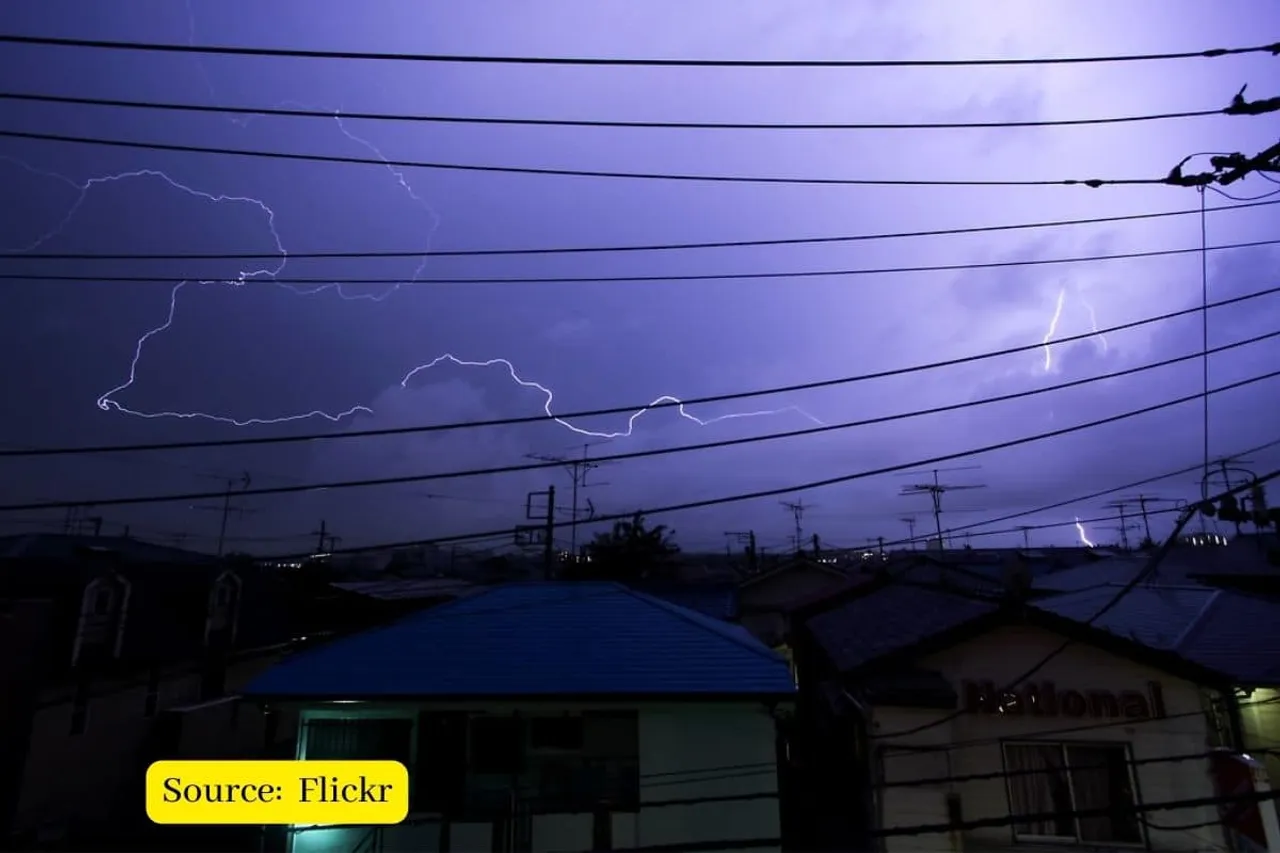 Why does lightning zigzag?