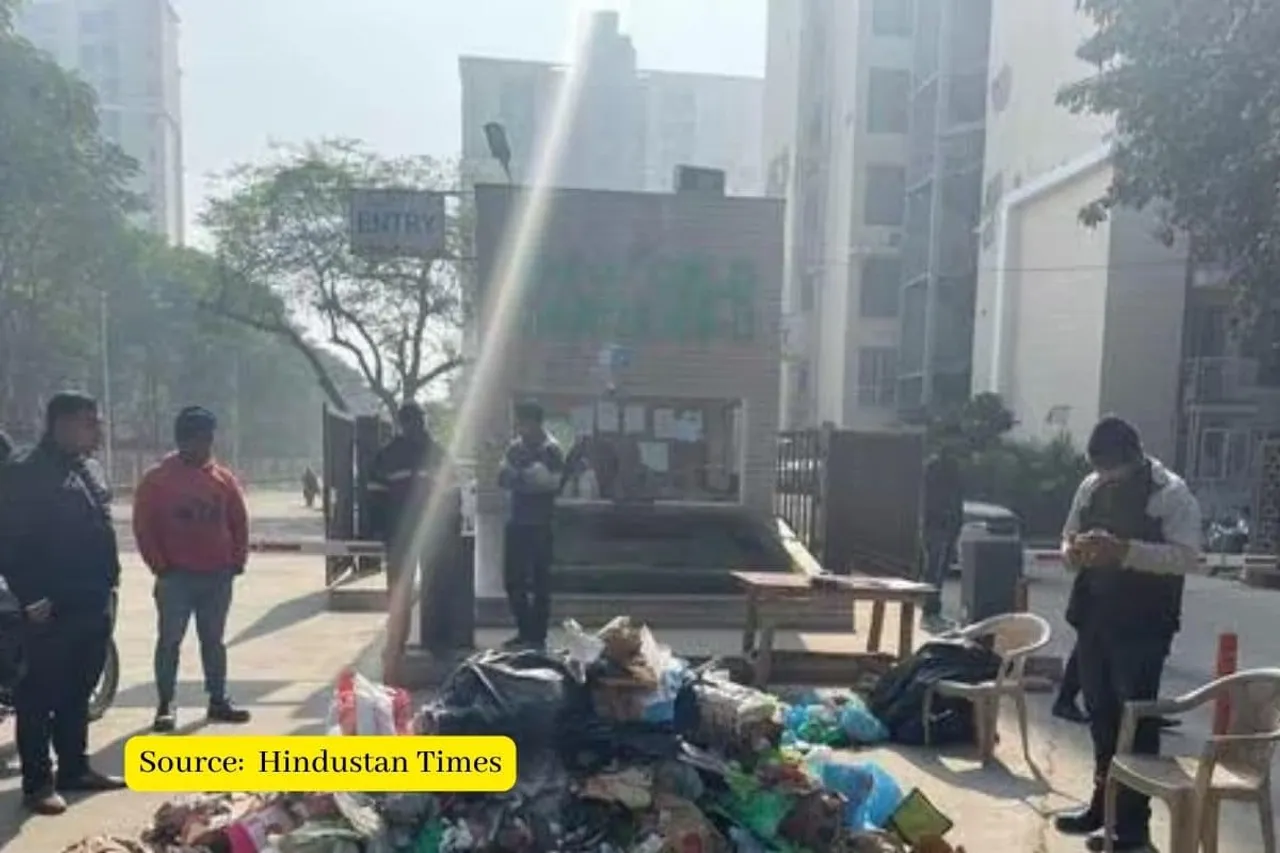 ociety fails to segregate waste, MCG leaves it at entrance