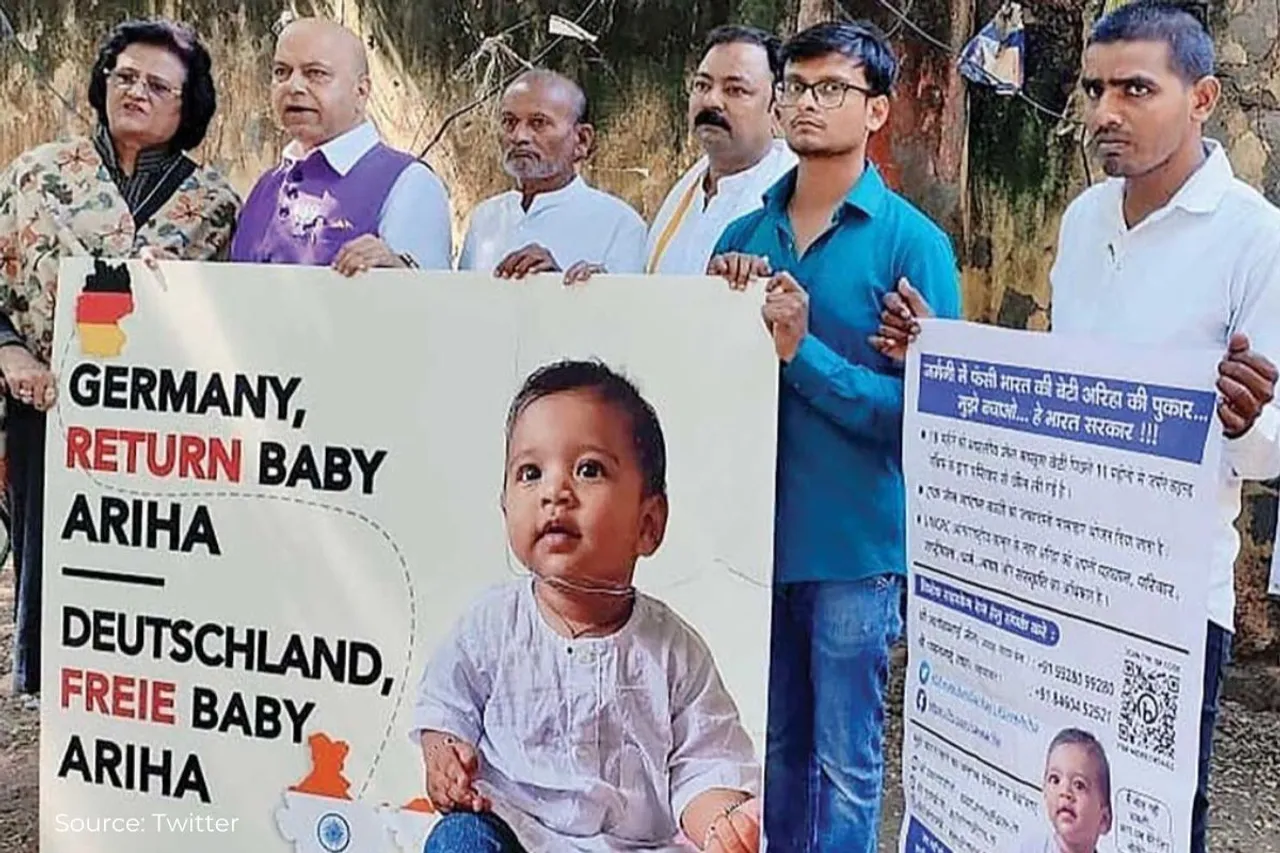 BoycottGermany: story of baby Ariha Shah kept in Germany as a foster child