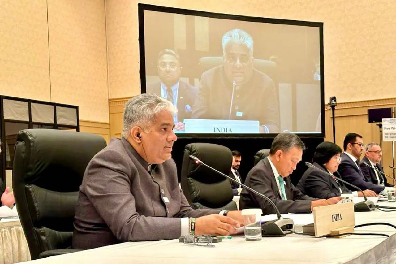environment minister of India Bhupender yadav at G7 summit