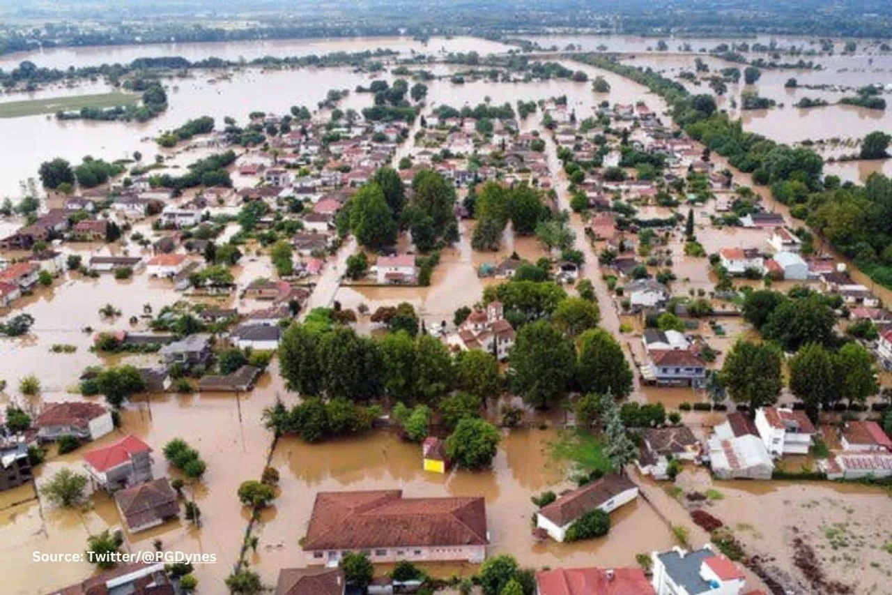 Zagora, Greece received 30 inches of rain in one day
