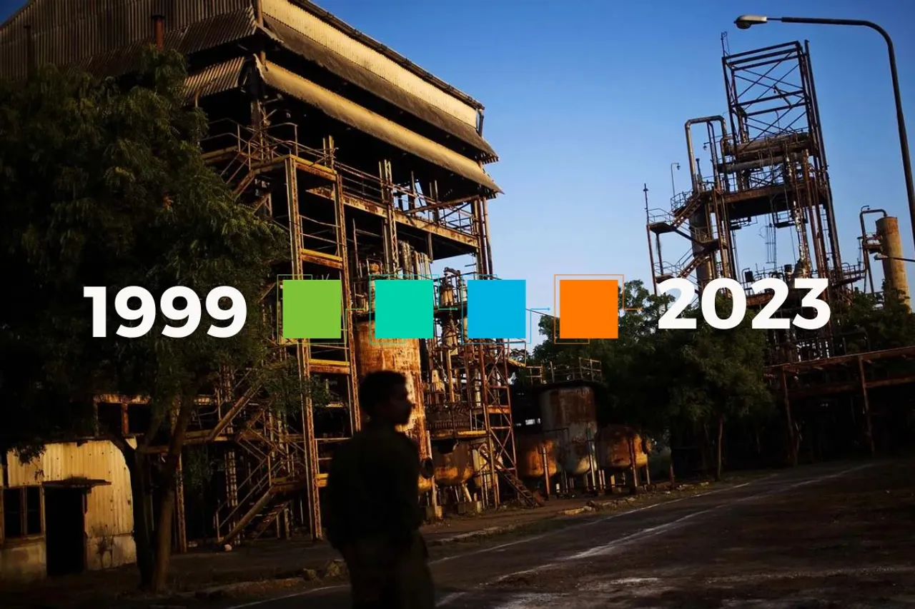 Union Carbide waste disposal fight timeline
