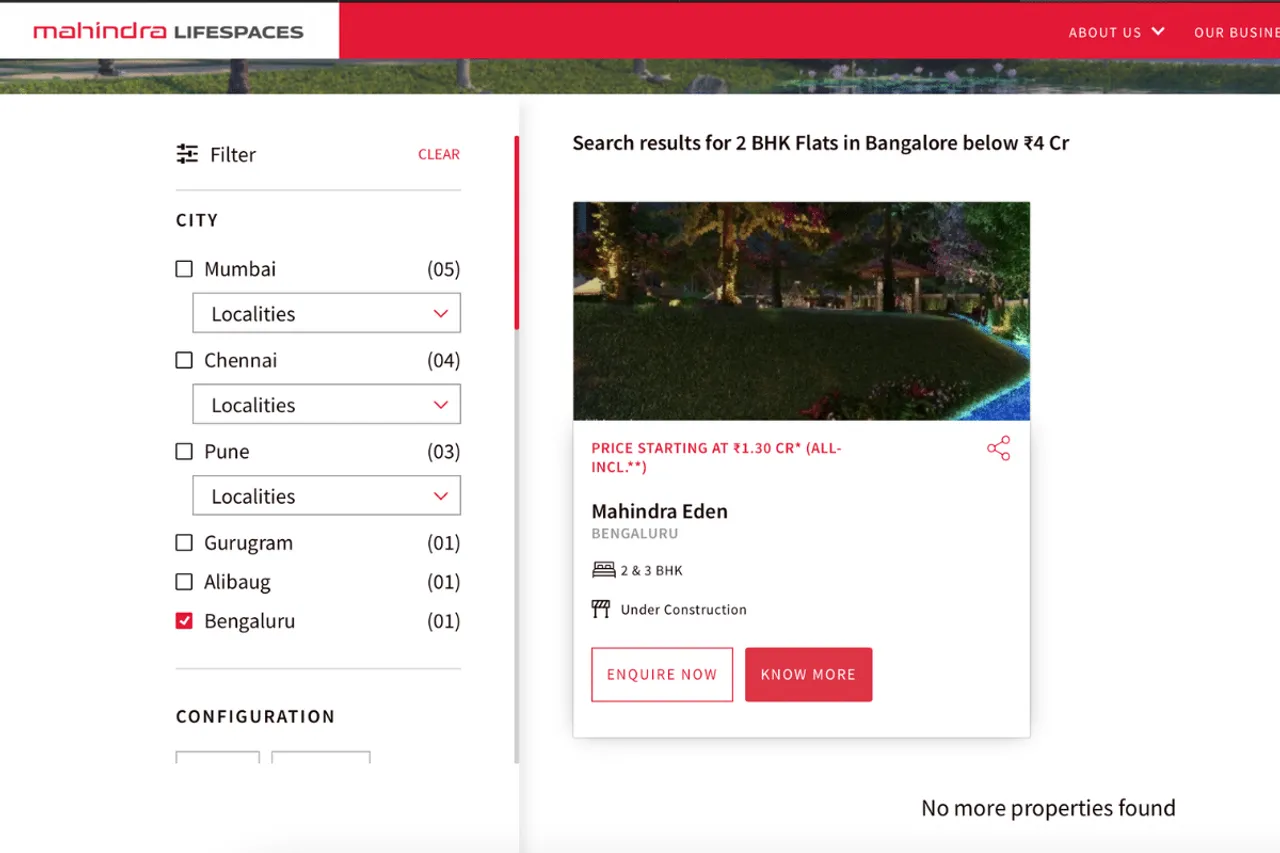 Concluding Thoughts Purchasing a 2 BHK flat for sale in Bangalore's Kanakapura Road is a great opportunity for homeowners and investors. The location is strategic, the development is rapid, and the investment potential is high. If you're looking for a 2 BHK flat for sale in Bangalore's Kanakapura Road, Mahindra Lifespaces is the perfect partner for you. They have a proven track in real estate for offering quality, innovation, and sustainability in their properties. Check out India's 1st Net Zero Energy Homes - Mahindra Eden, today to start your investment journey!