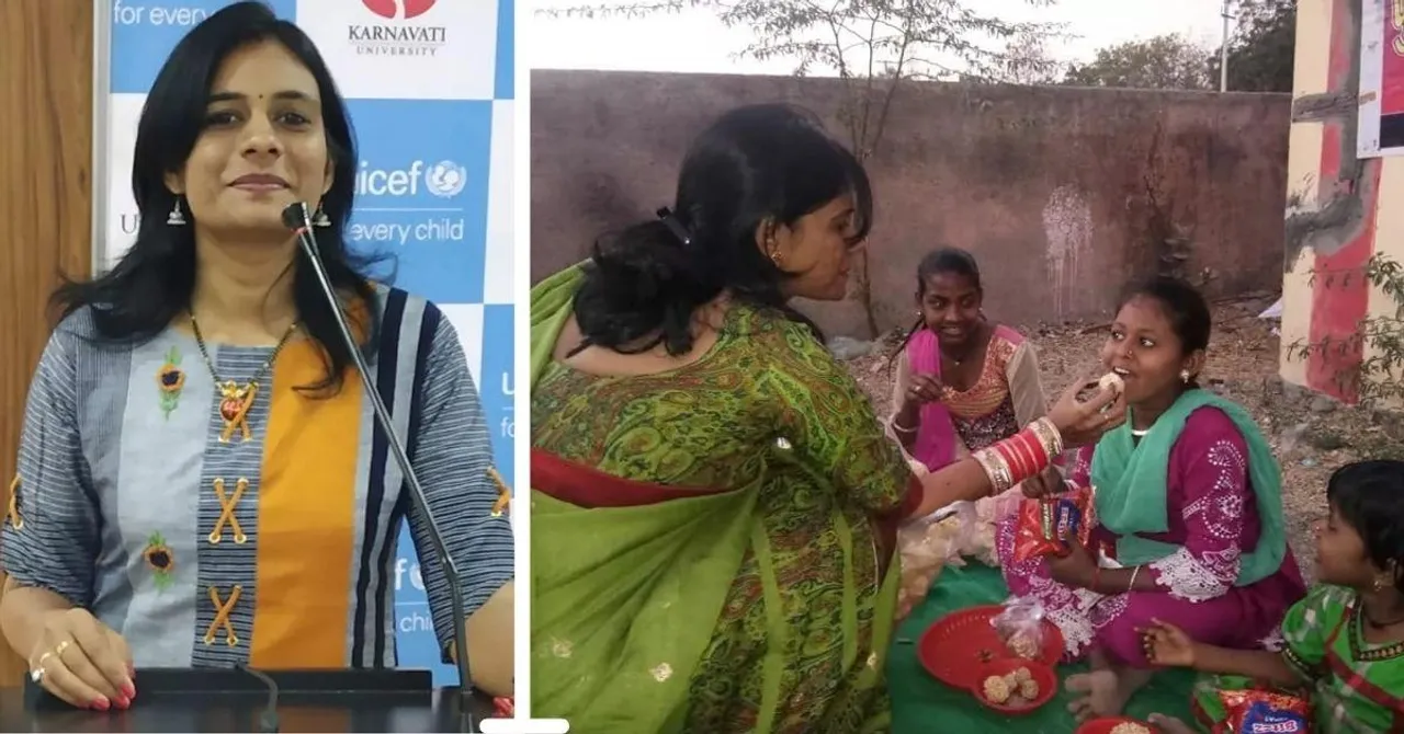 Dhara Bhatt Helping kids