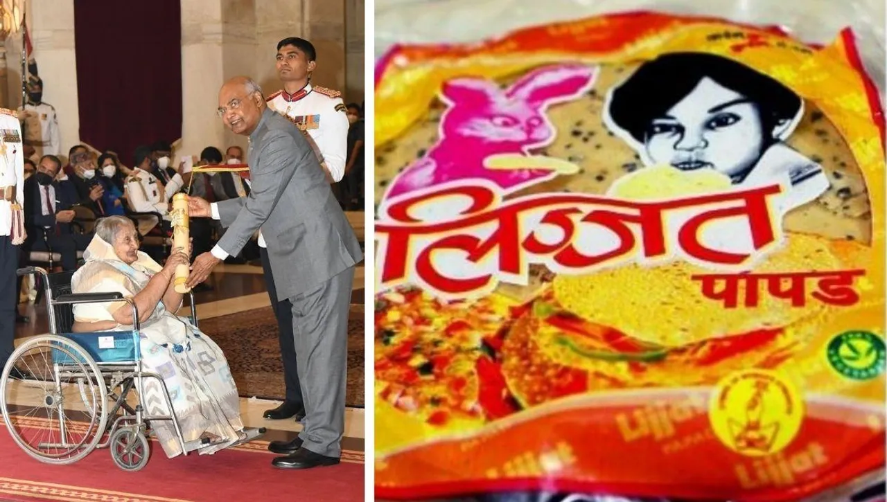 Lijjat Papad Jasavantiben Got Padmashri
