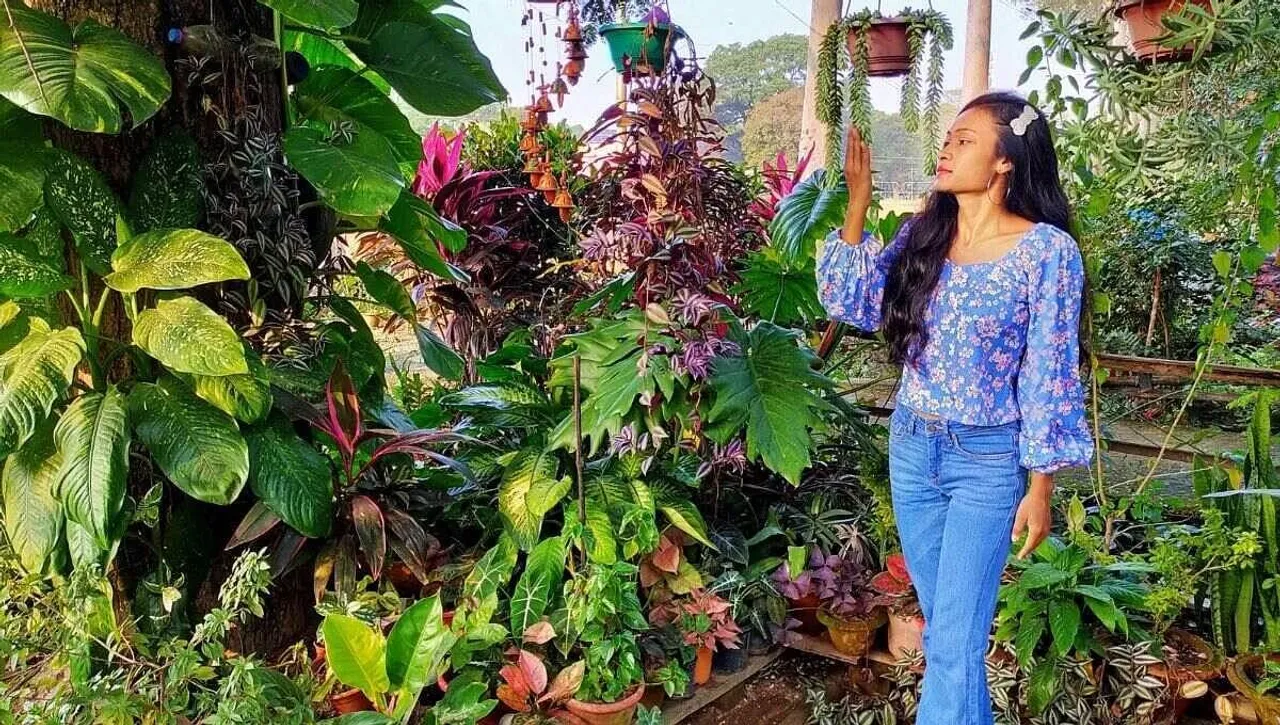Deepika At Her Garden