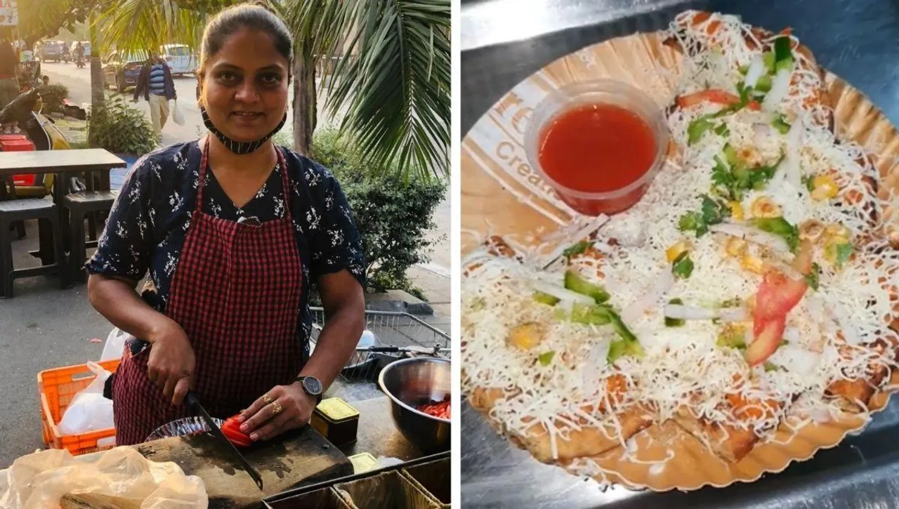 Nilamben With Paratha