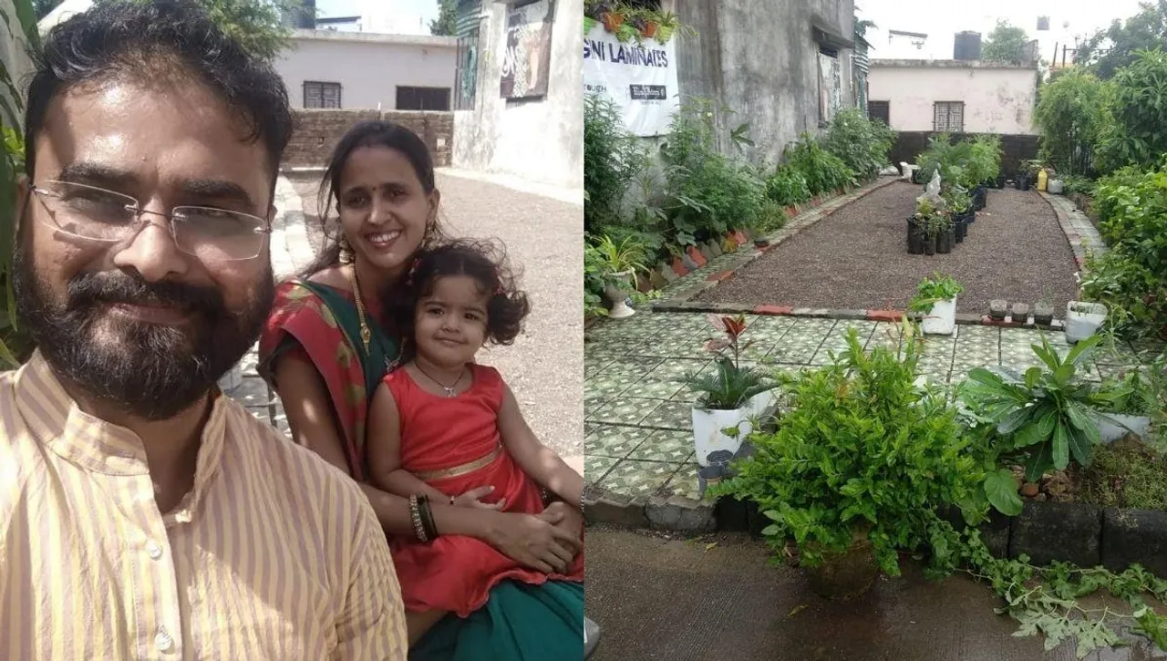 Harish's Family And His Garden