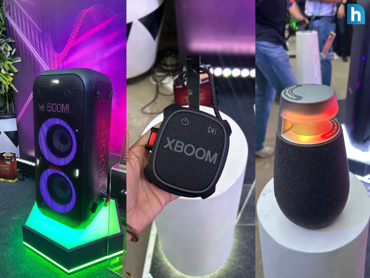 LG xboom speakers