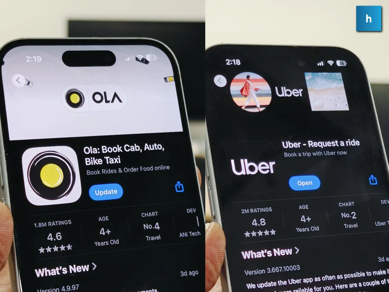 Ola, Uber