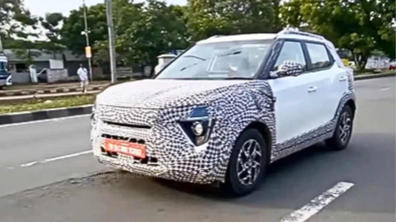 Mahindra XUV 3XO EV Spied Testing