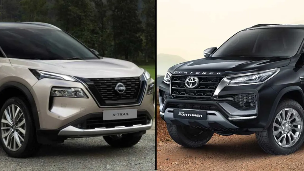 Nissan X-Trail vs Toyota Fortuner