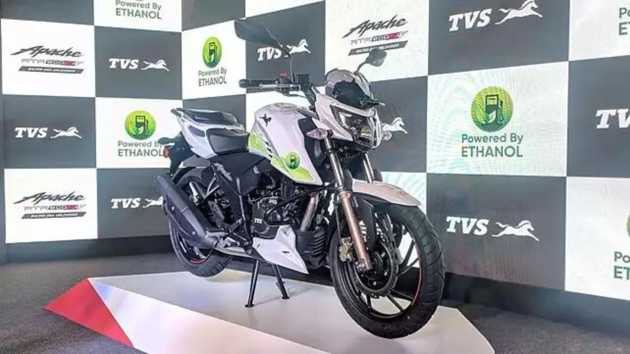 Ethanol Bike in India at Bharat Mobility Show 2024