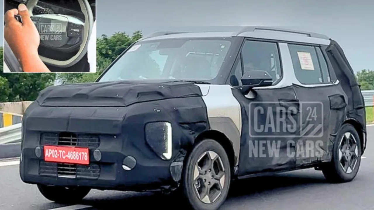 Kia Syros or Clavis Spy Shot India