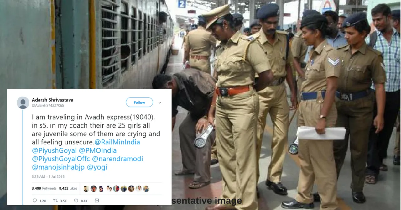 ट्रेन यात्री के सिर्फ एक ट्वीट ने 26 नाबालिग लड़कियों को तस्करी से बचाया!