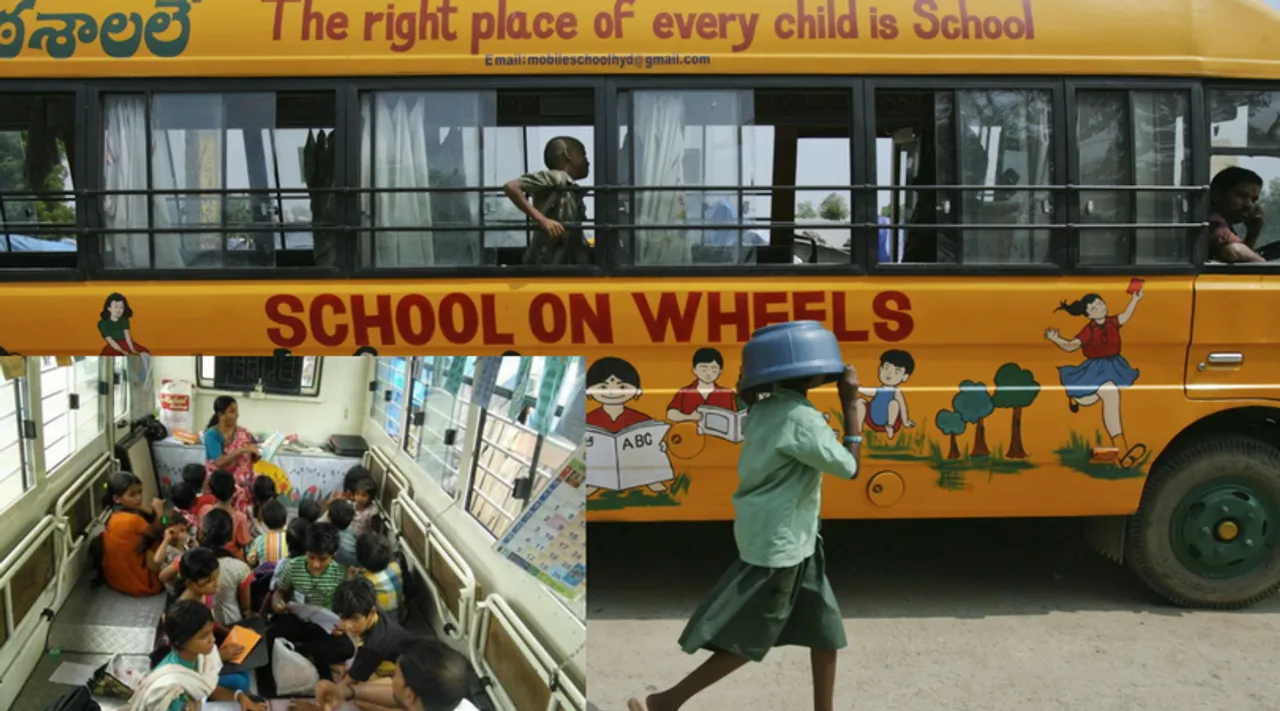 मुंबई का यह अनोखा स्कूल, जहां बच्चे स्कूल नहीं जाते बल्कि स्कूल उनके घर आता है!
