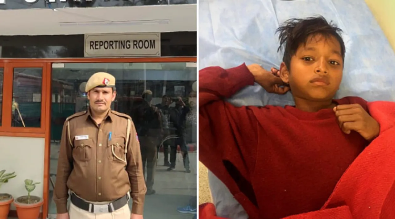 दिल्ली: इस सिपाही ने अपनी जान पर खेलकर बचायी नहर में डूबते बच्चे की जान!