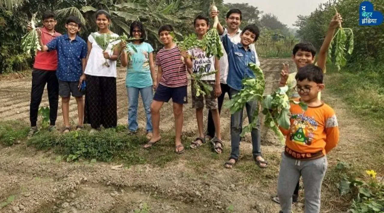 कोलकाता की सोसाइटी सिखा रही है बच्चों को खेती के गुर!