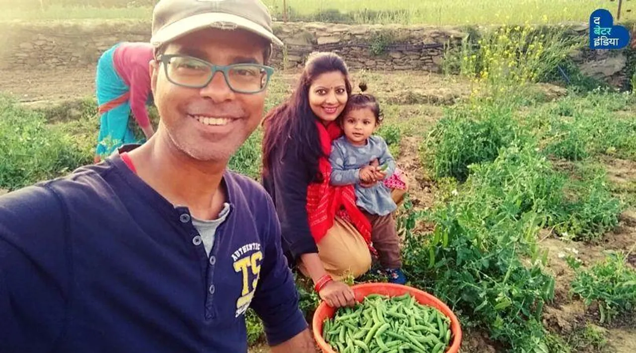 बेटी की बीमारी ने बदली सोच, फैशन इंडस्ट्री में सुनहरा करियर छोड़, गाँव में करने लगे प्राकृतिक खेती!