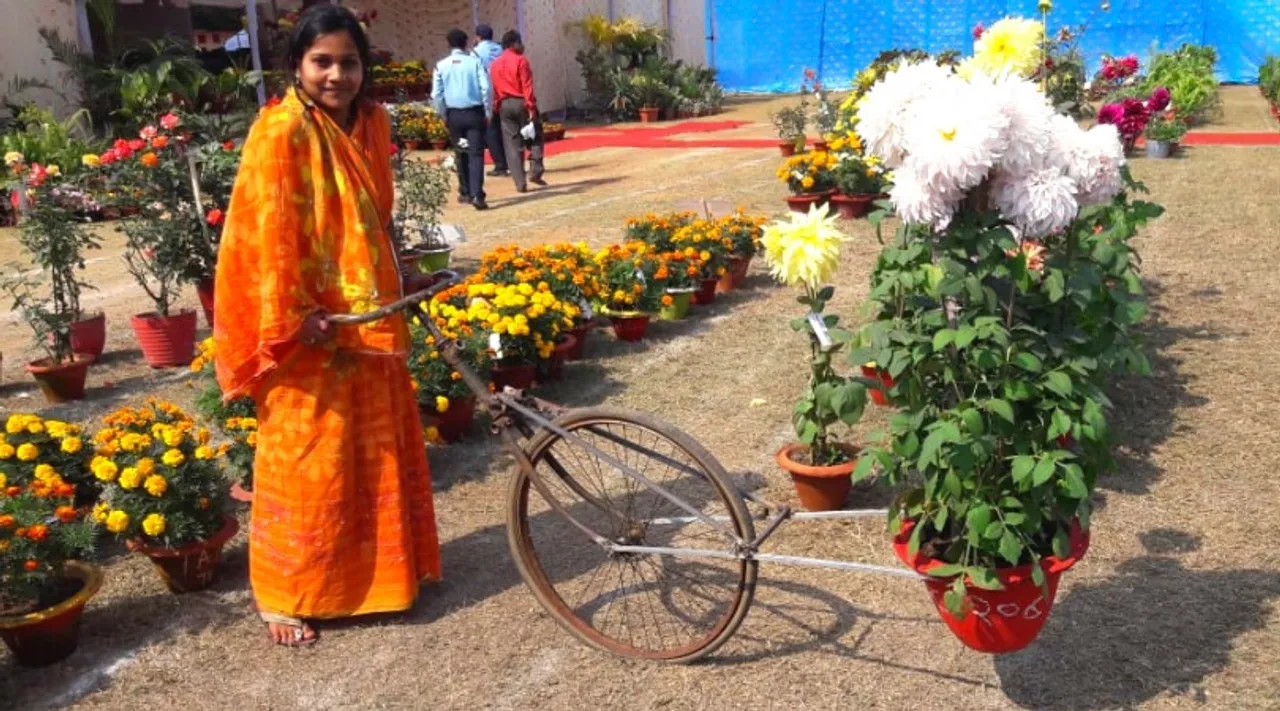 500 रुपये और एक पुरानी साइकिल, इस इनोवेशन से उठा सकते हैं भारी से भारी गमला