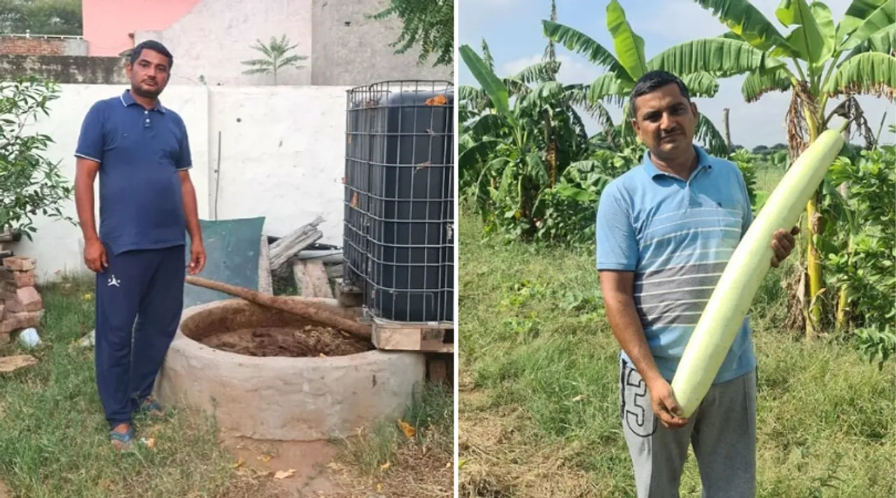 एक बायोगैस प्लांट से साल भर में 6 गैस सिलिंडर और खाद के खर्च को बचा रहा है यह किसान
