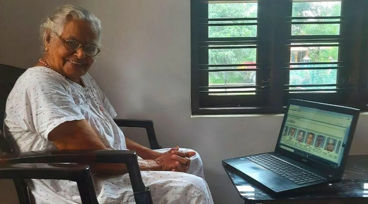 90 की उम्र में लैपटॉप चलाना सीख रही हैं यह दादी, वजह बहुत ही प्यारी है