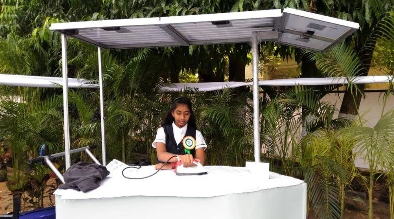 Solar Ironing Cart