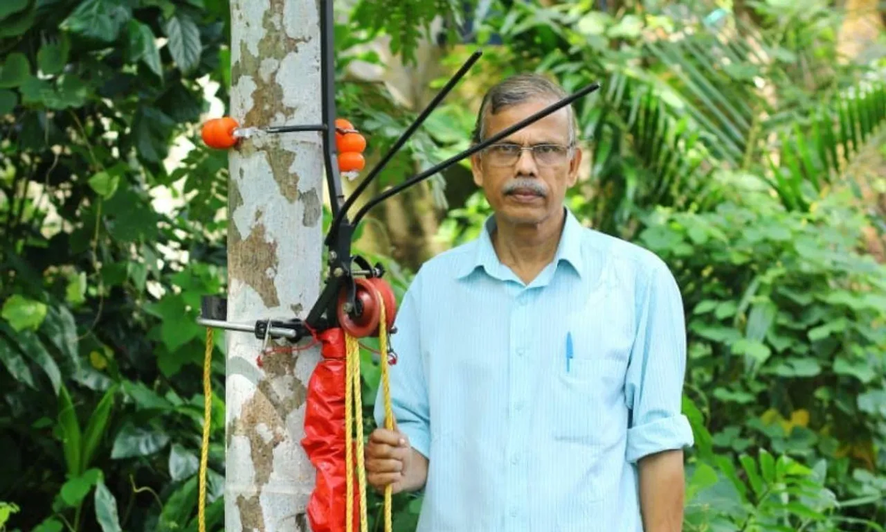 इस ‘वंडर क्लाइंबर' की मदद से, बिना पेड़ पर चढ़े सुपारी की कटाई कर सकते हैं किसान