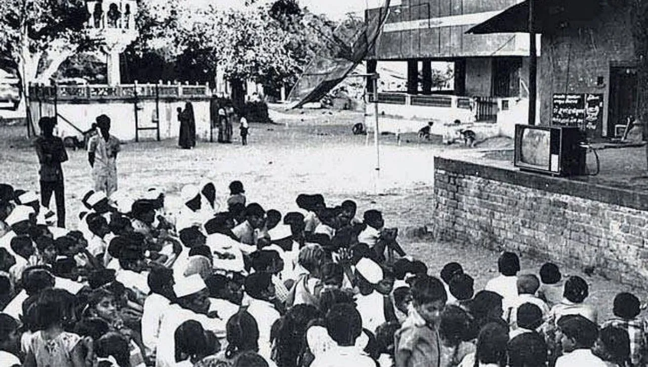 history of tv in india