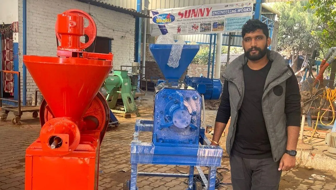 cow dung dryer machine made by Patiyala Man