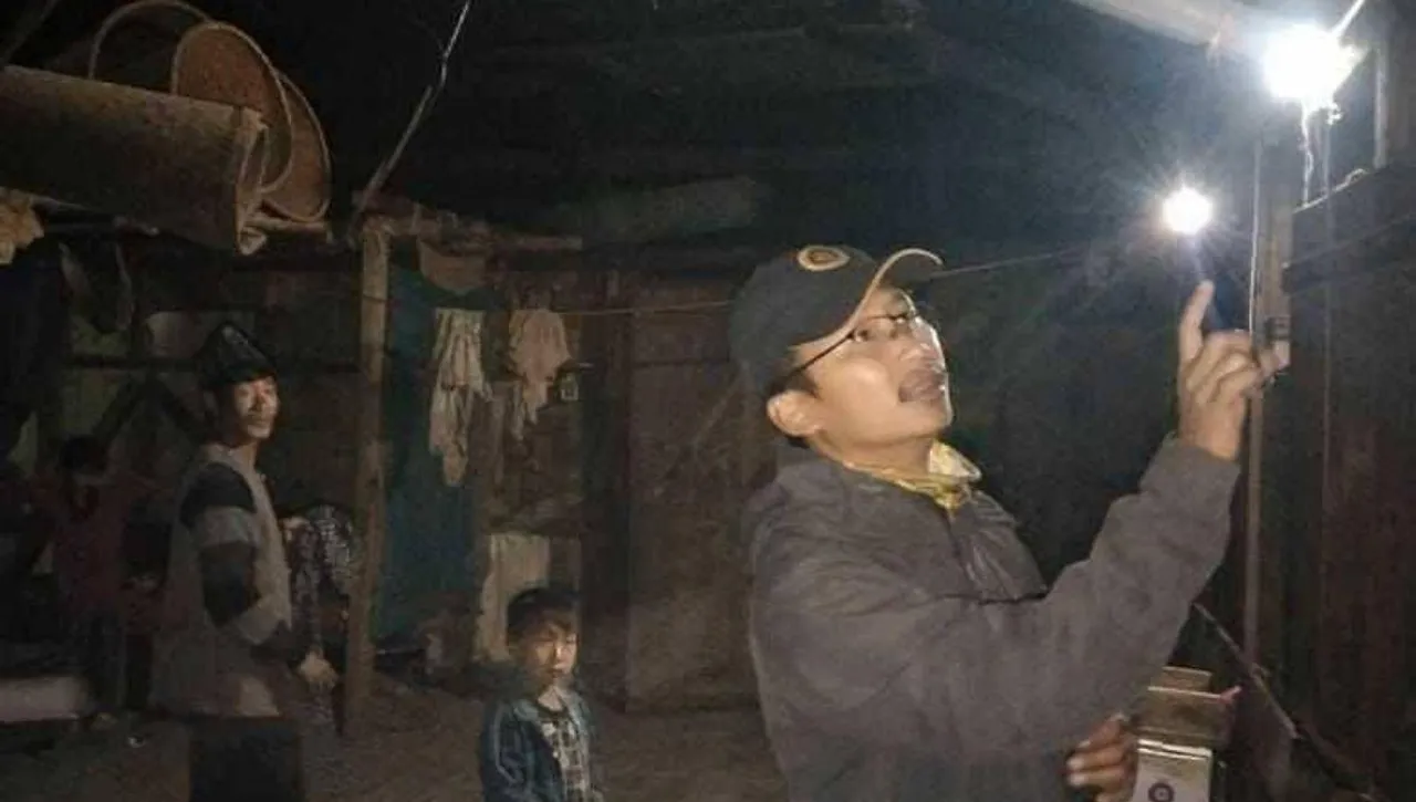 Nagaland Village Electrified with solar power